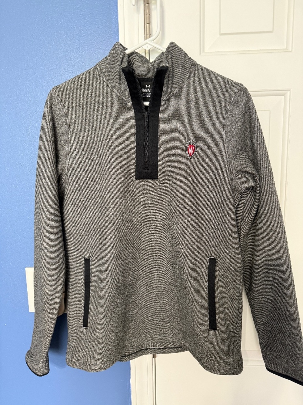Women's Under Armour Fleece 1/4 Zip Wisconsin NWT
